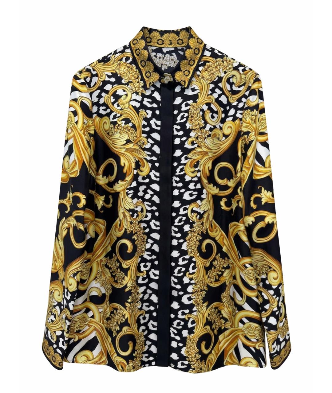 VERSACE Мульти шелковая рубашка, фото 1