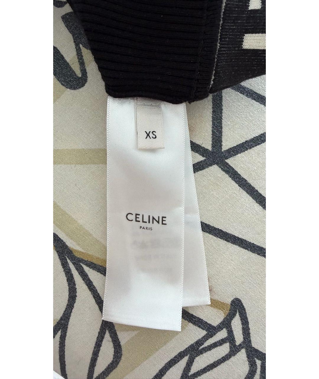 CELINE Черная хлопковая майка, фото 5