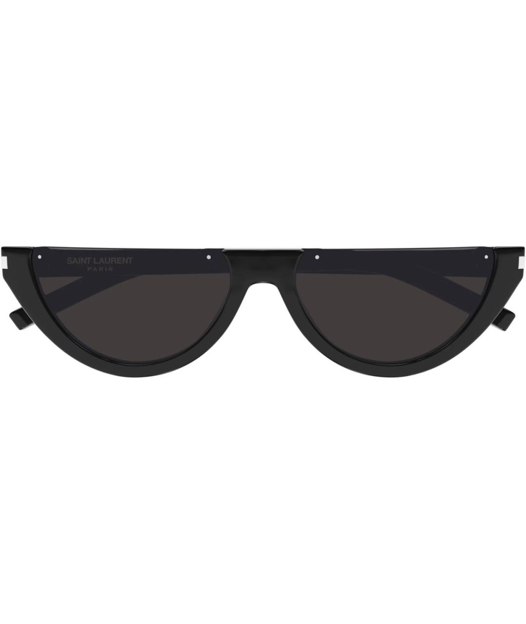 SAINT LAURENT Черные пластиковые солнцезащитные очки, фото 9
