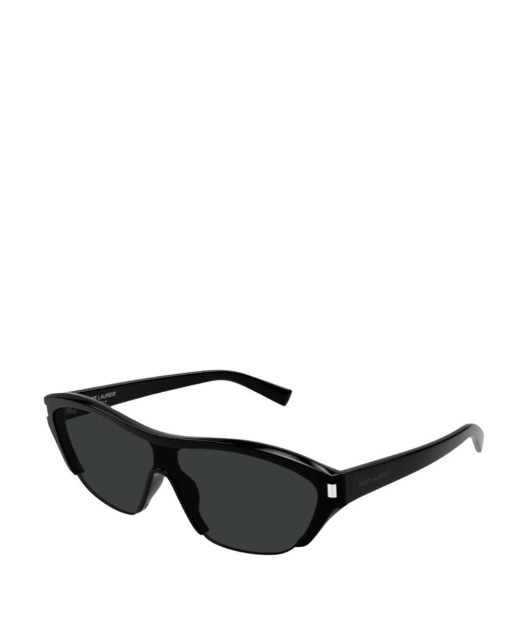 SAINT LAURENT Черные пластиковые солнцезащитные очки, фото 1
