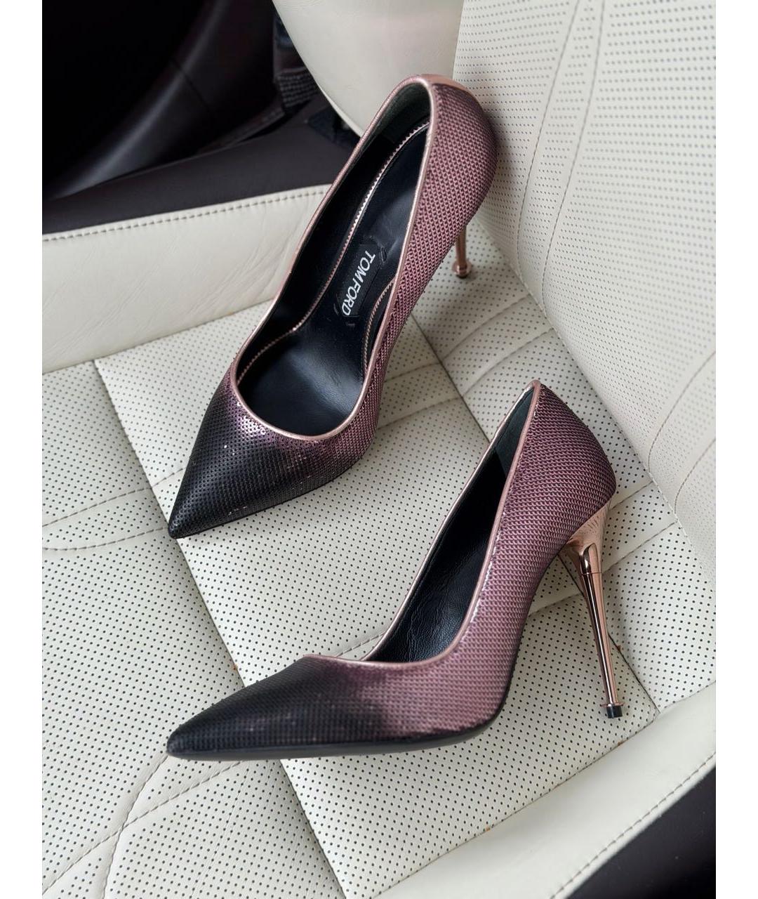 TOM FORD Розовые кожаные туфли, фото 2