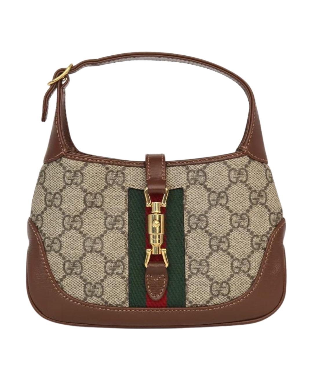 GUCCI Бежевая сумка с короткими ручками, фото 1