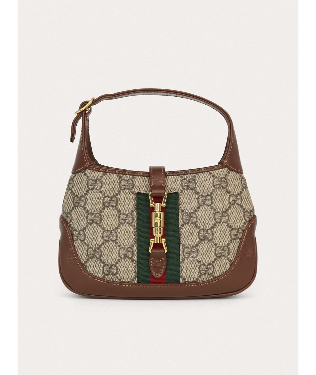 GUCCI Бежевая сумка с короткими ручками, фото 9