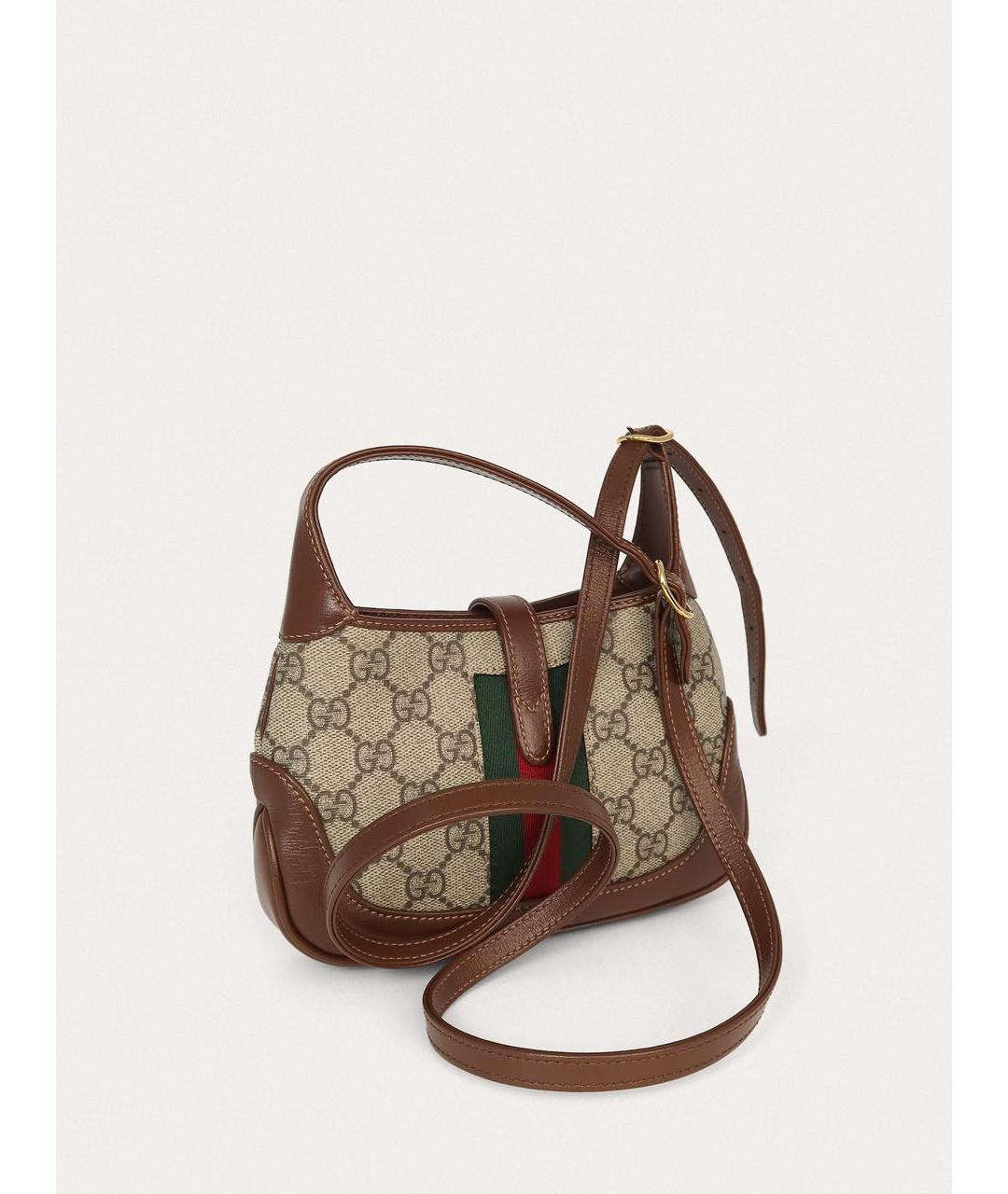 GUCCI Бежевая сумка с короткими ручками, фото 3