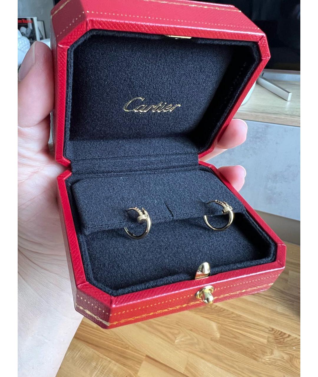 CARTIER Желтые серьги из желтого золота, фото 5