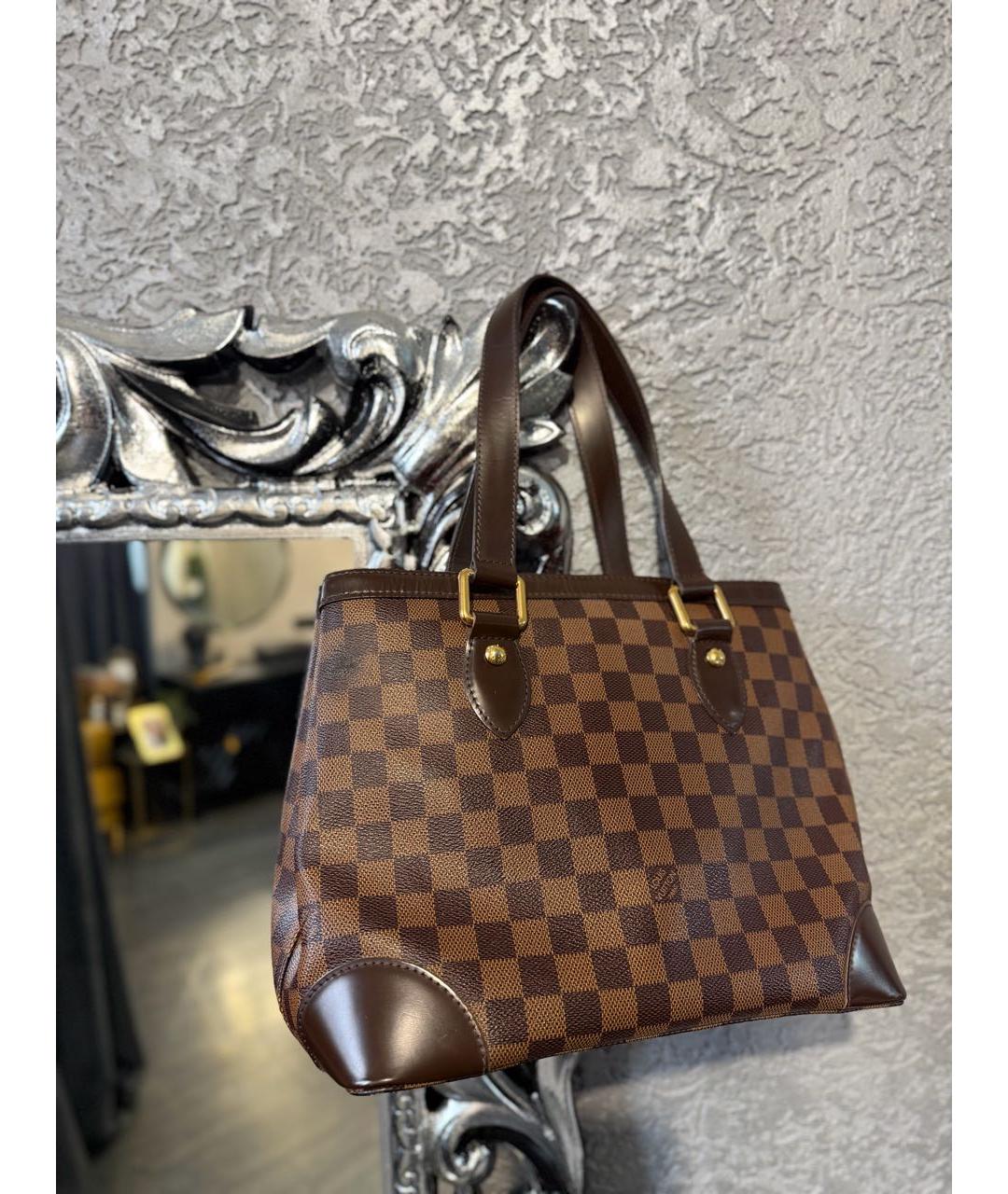 LOUIS VUITTON Коричневая сумка тоут, фото 4