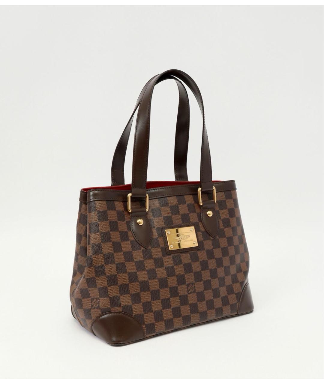 LOUIS VUITTON Коричневая сумка тоут, фото 7