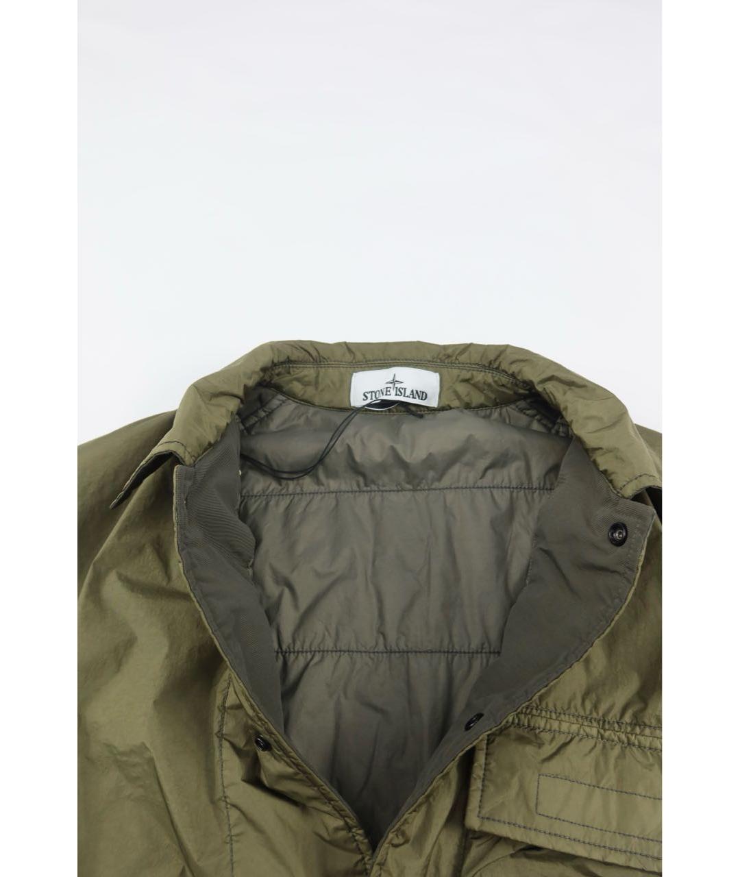 STONE ISLAND Хаки полиамидовая куртка, фото 6