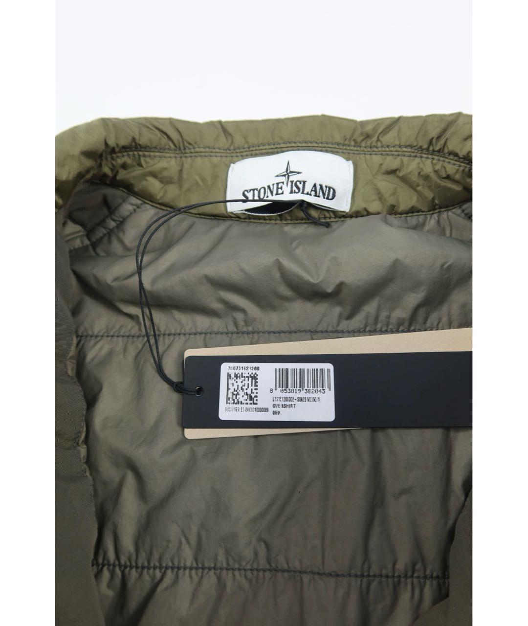 STONE ISLAND Хаки полиамидовая куртка, фото 7