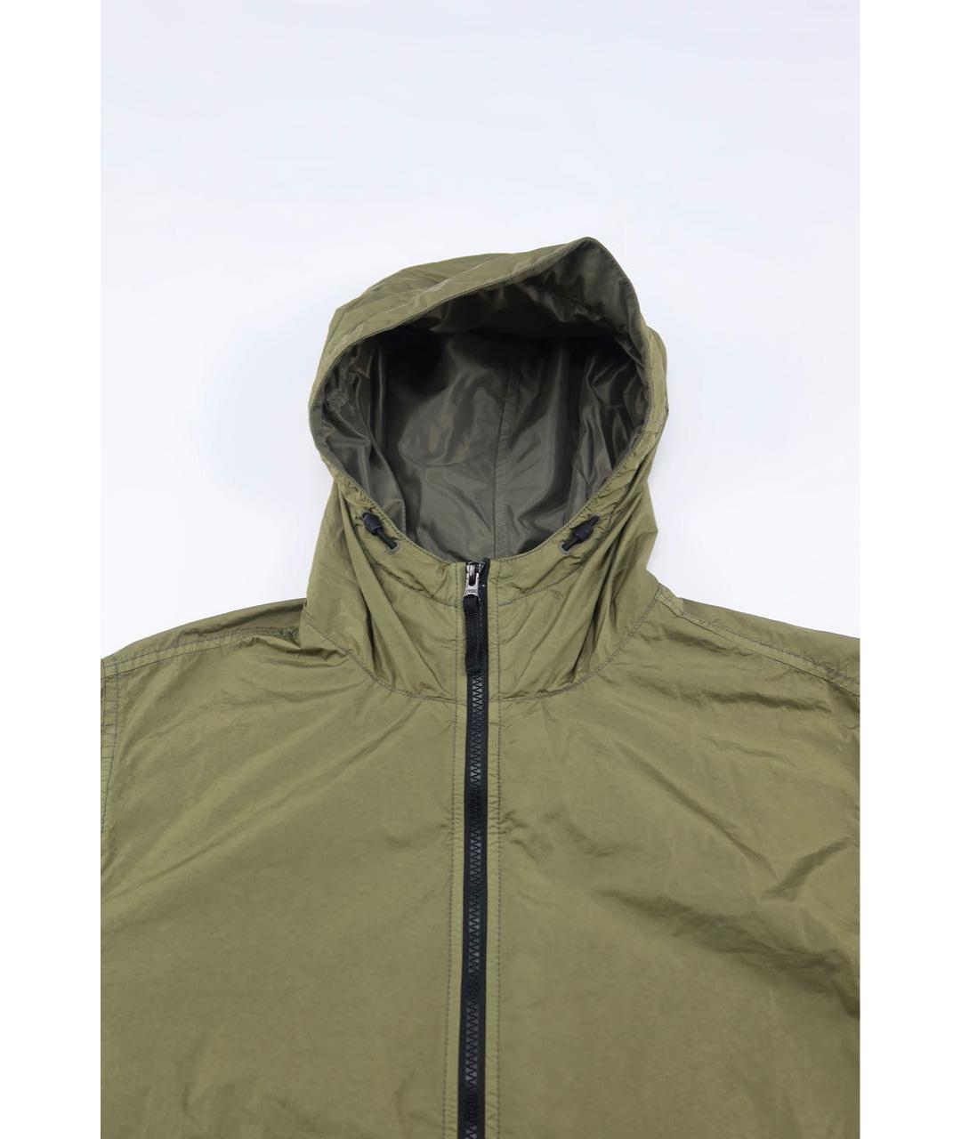 STONE ISLAND Хаки полиамидовая куртка, фото 5