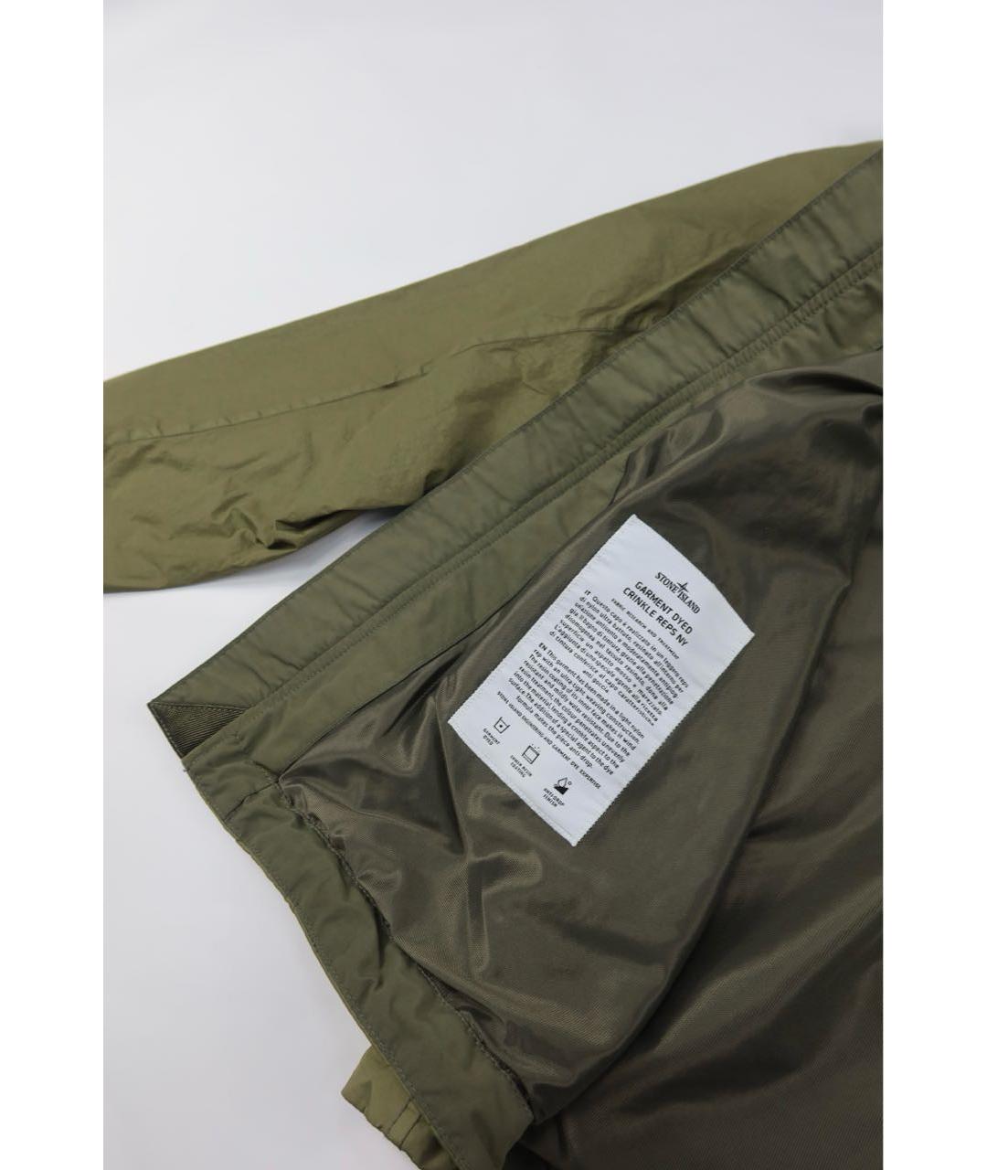 STONE ISLAND Хаки полиамидовая куртка, фото 8