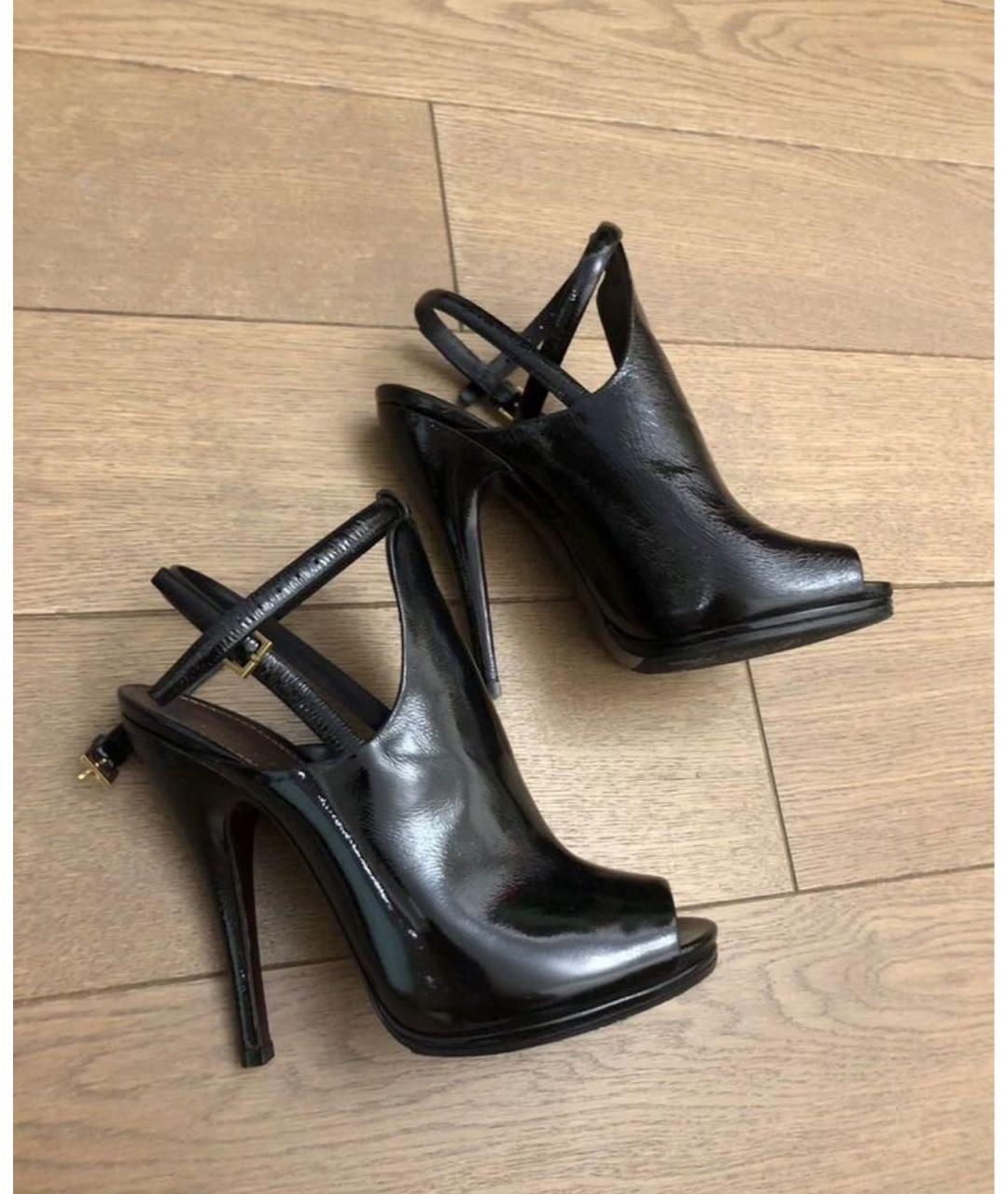 GUCCI Черные туфли из лакированной кожи, фото 7