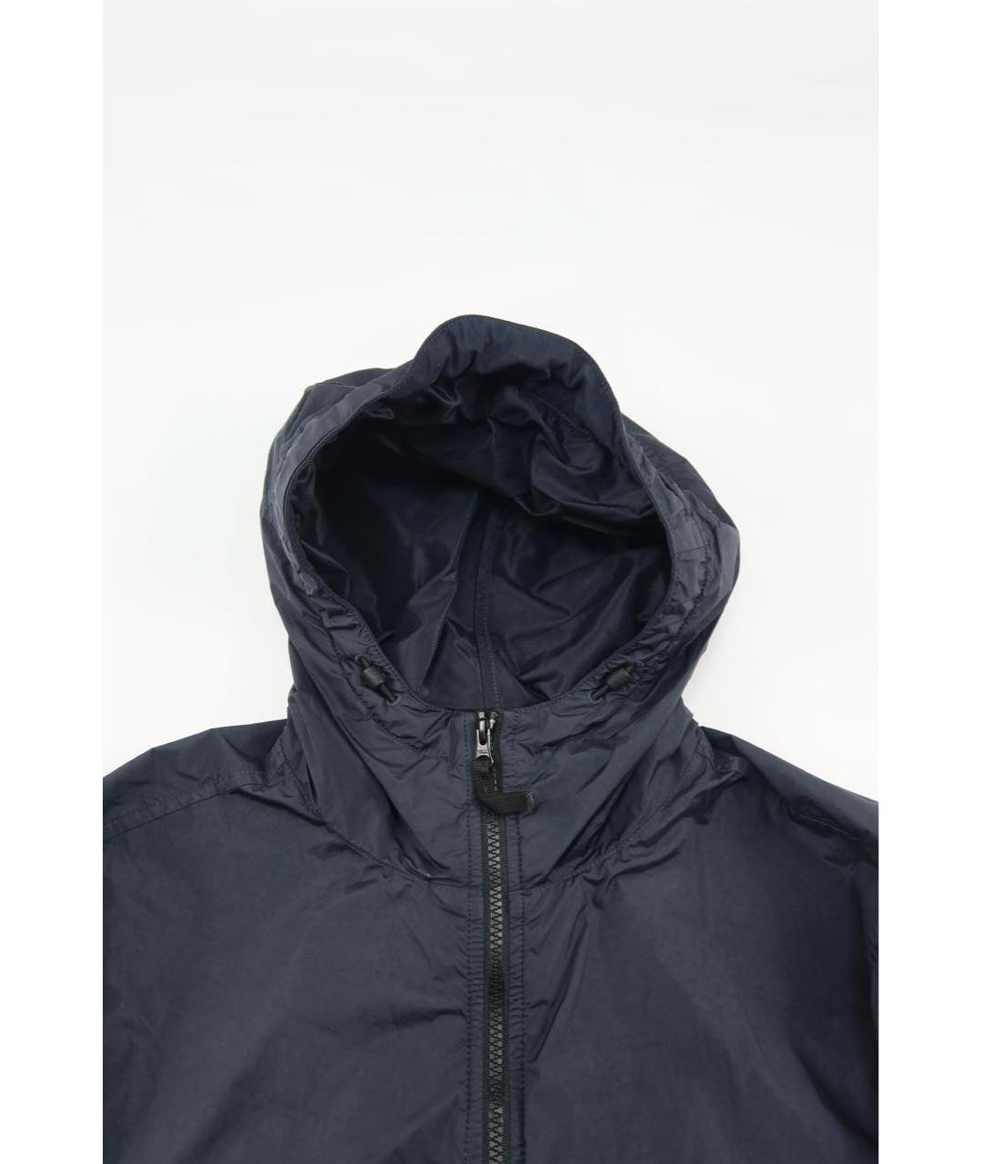STONE ISLAND Темно-синяя полиамидовая куртка, фото 5
