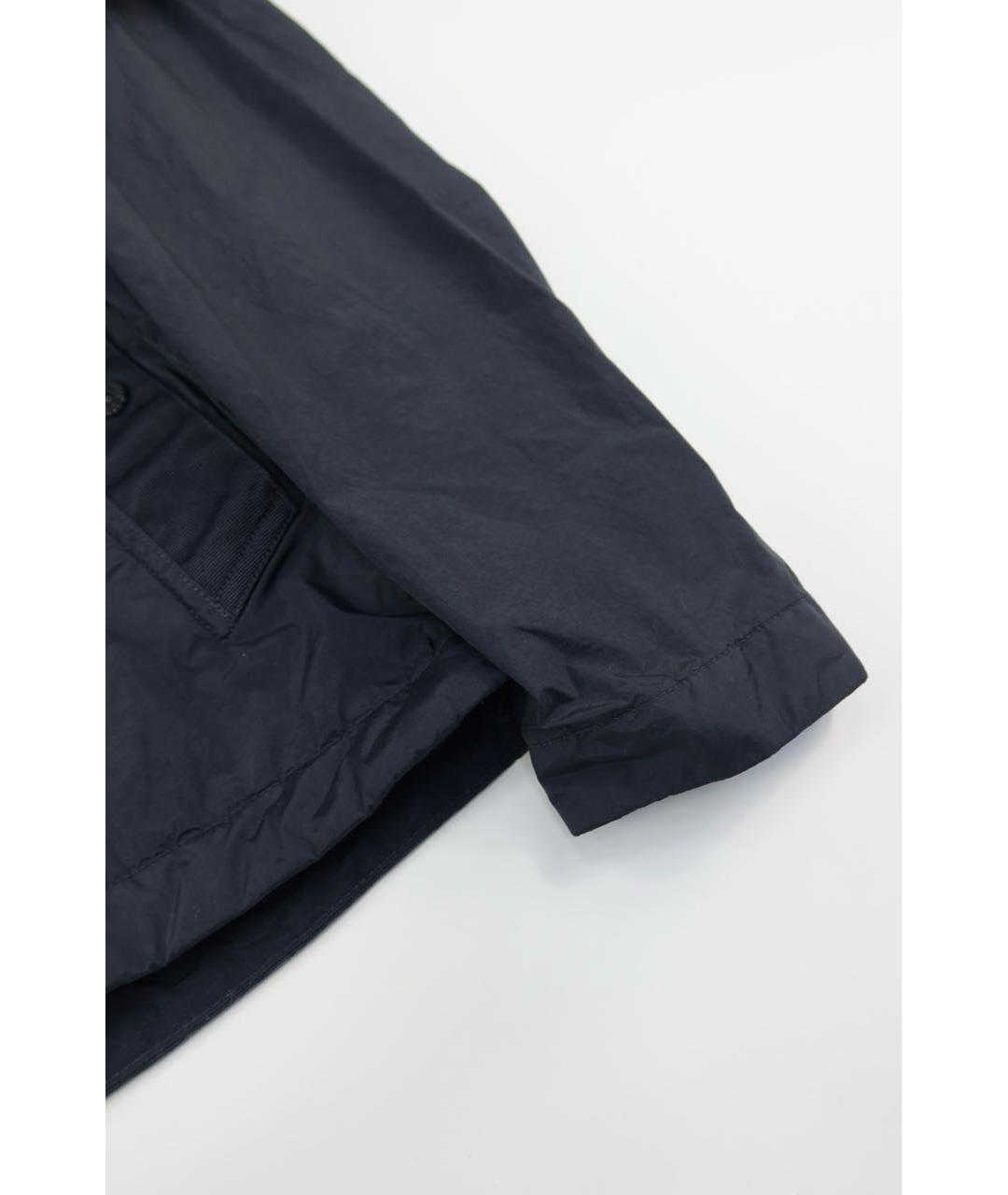 STONE ISLAND Темно-синяя полиамидовая куртка, фото 3