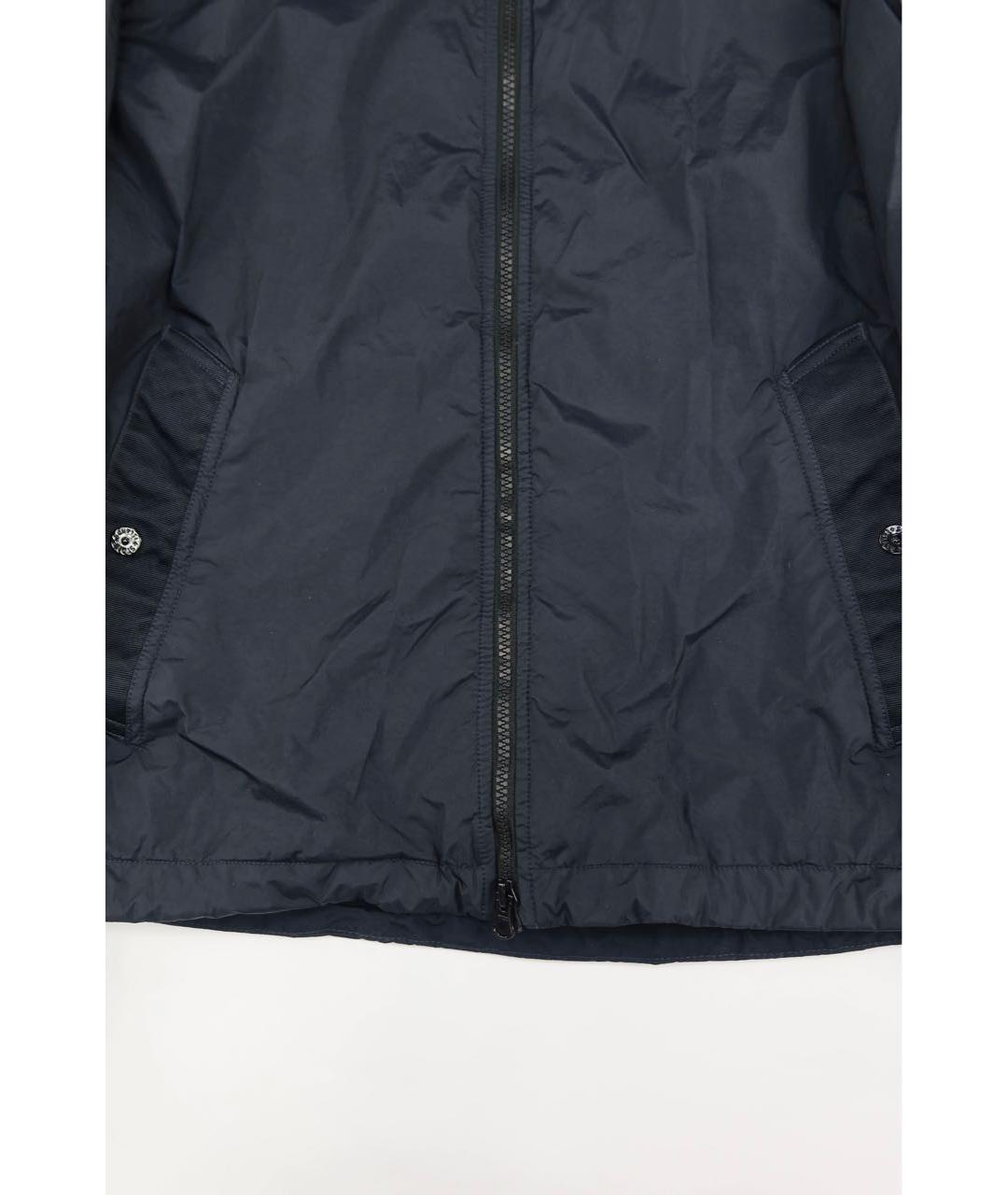 STONE ISLAND Темно-синяя полиамидовая куртка, фото 2