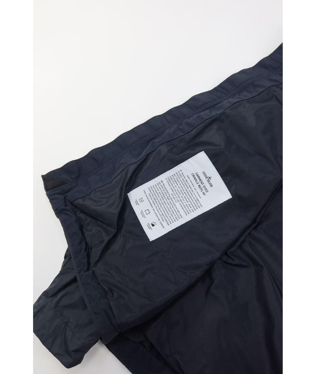 STONE ISLAND Темно-синяя полиамидовая куртка, фото 8