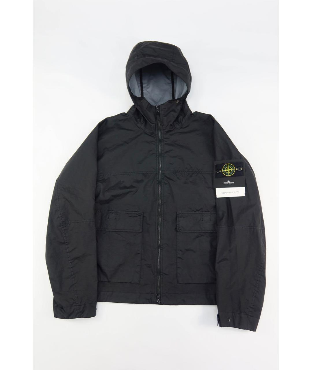 STONE ISLAND Черная полиамидовая куртка, фото 9