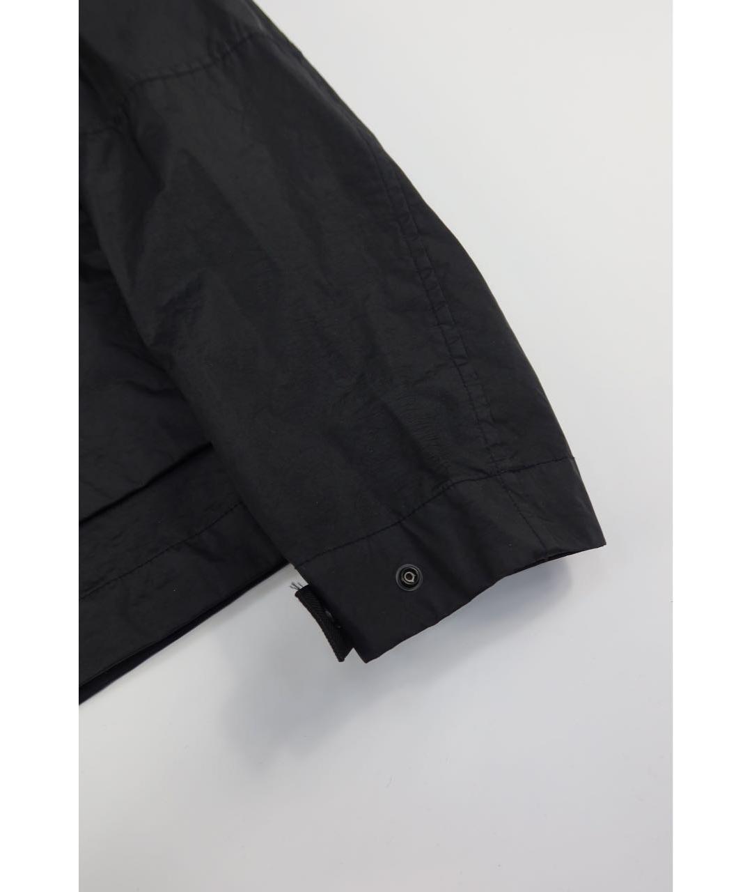 STONE ISLAND Черная полиамидовая куртка, фото 3