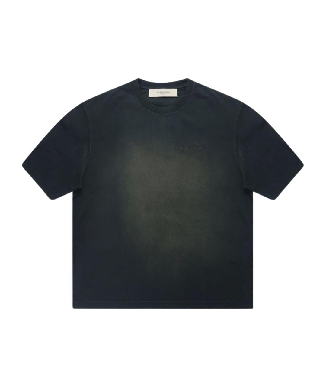 GOLDEN GOOSE DELUXE BRAND Серая хлопковая футболка, фото 1