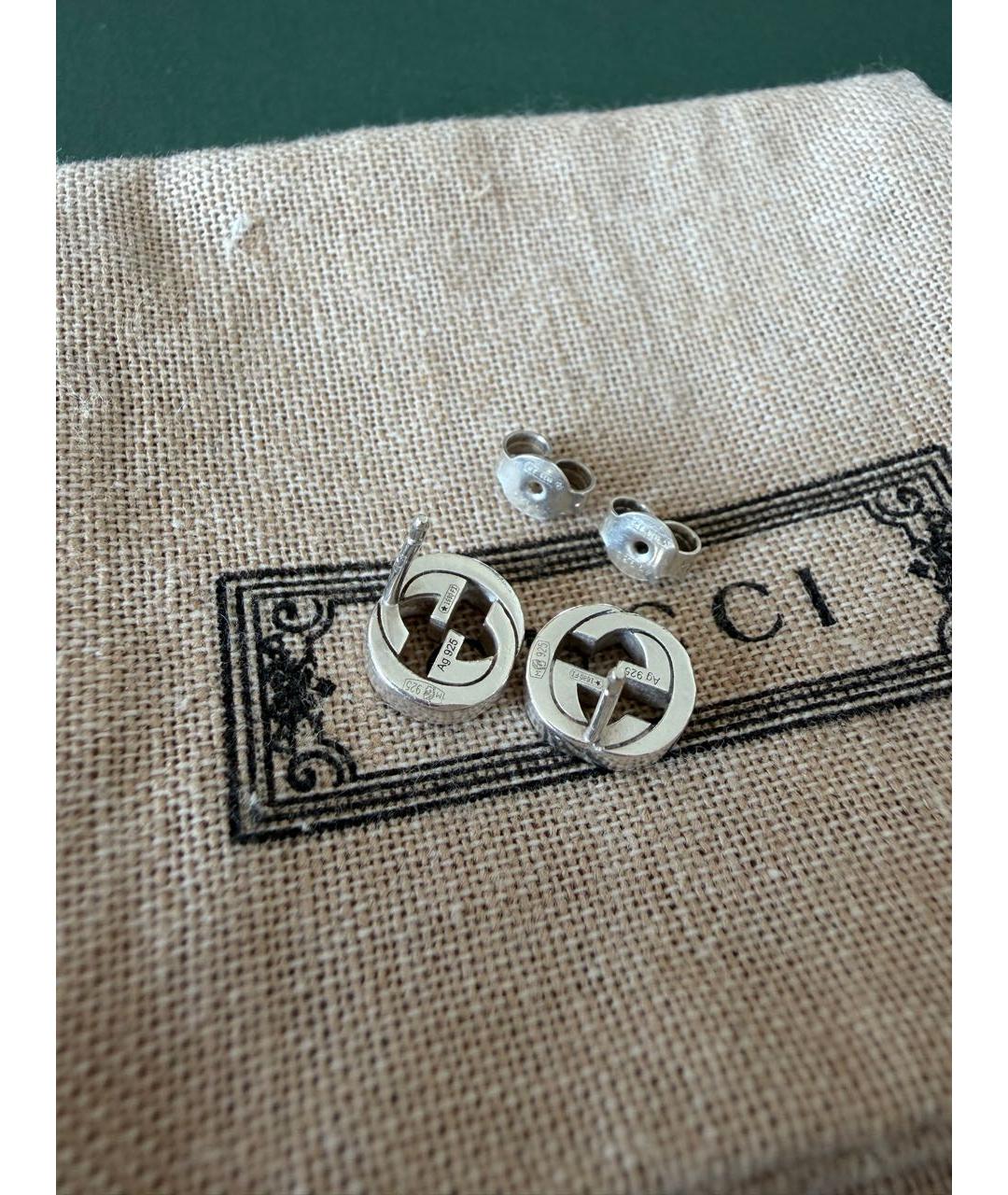 GUCCI Серебряные серебряные серьги, фото 6