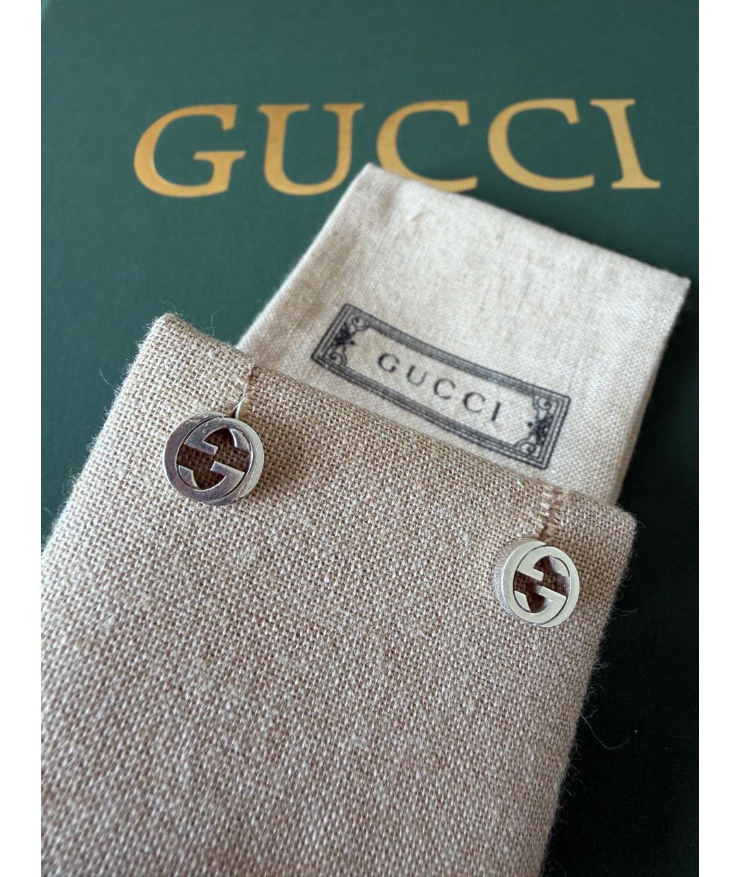 GUCCI Серебряные серебряные серьги, фото 7