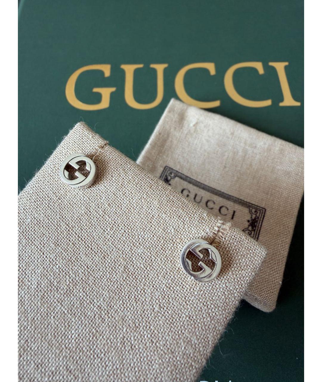 GUCCI Серебряные серебряные серьги, фото 2