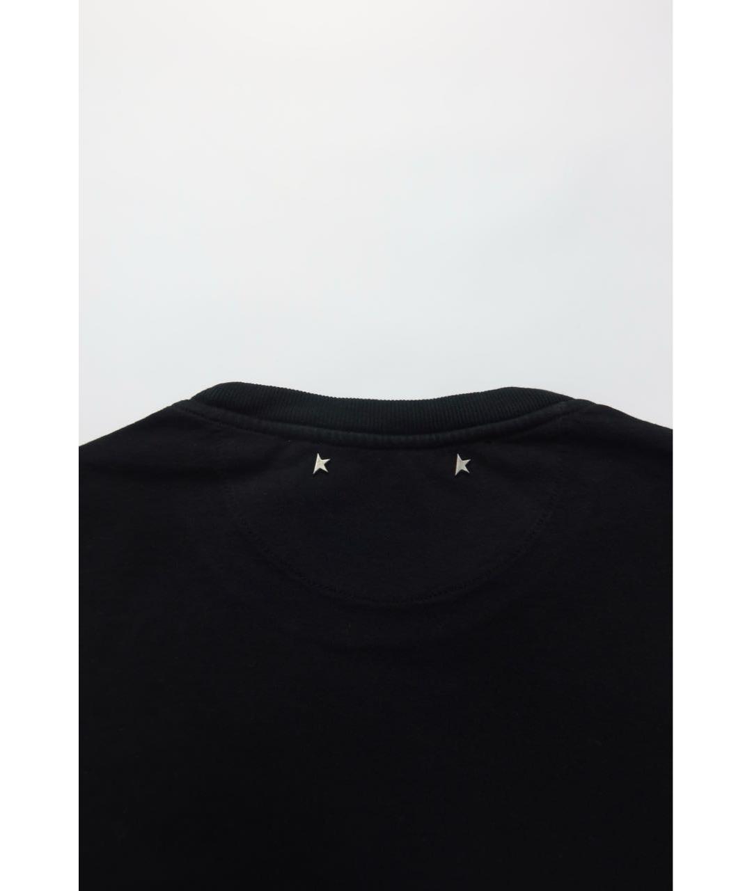 GOLDEN GOOSE DELUXE BRAND Черная хлопковая футболка, фото 5