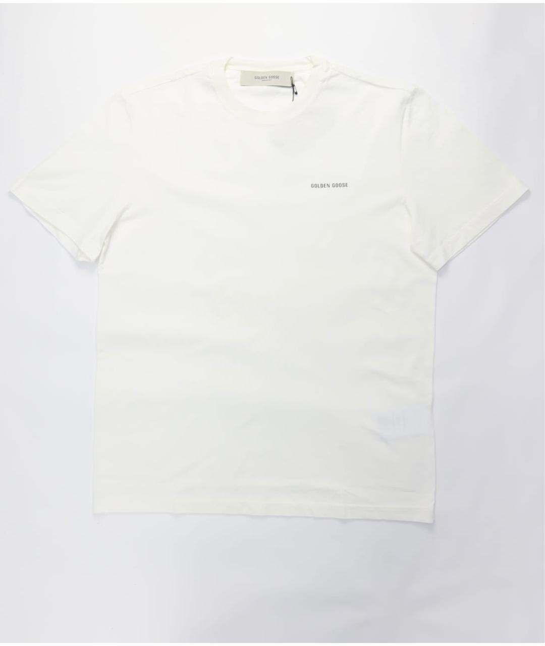 GOLDEN GOOSE DELUXE BRAND Белая хлопковая футболка, фото 6