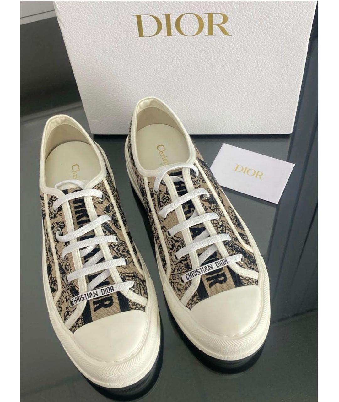 CHRISTIAN DIOR Кожаные кеды, фото 2
