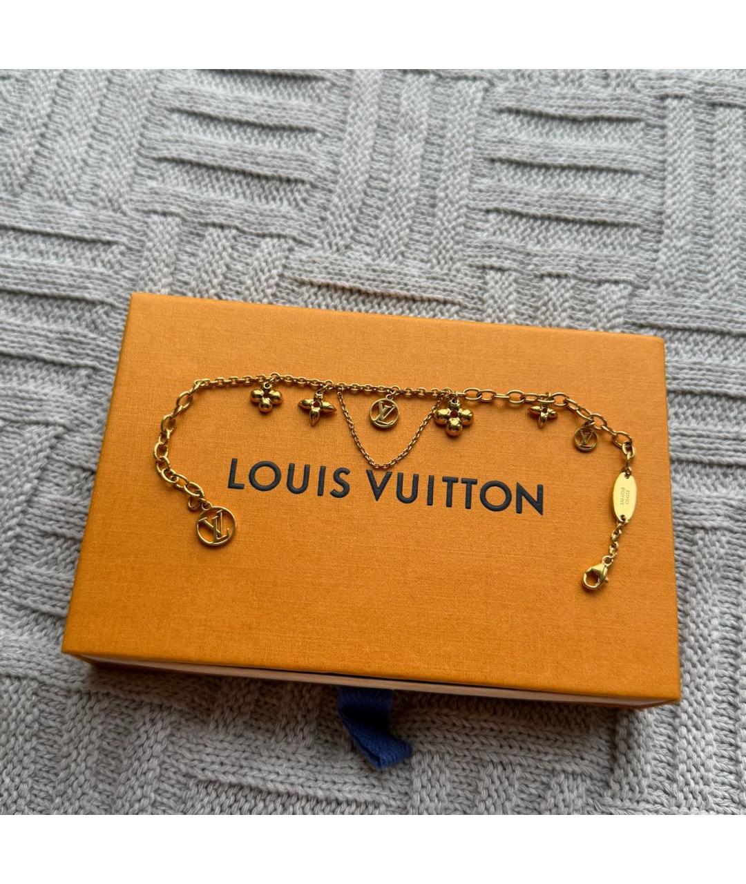 LOUIS VUITTON Золотой браслет, фото 4
