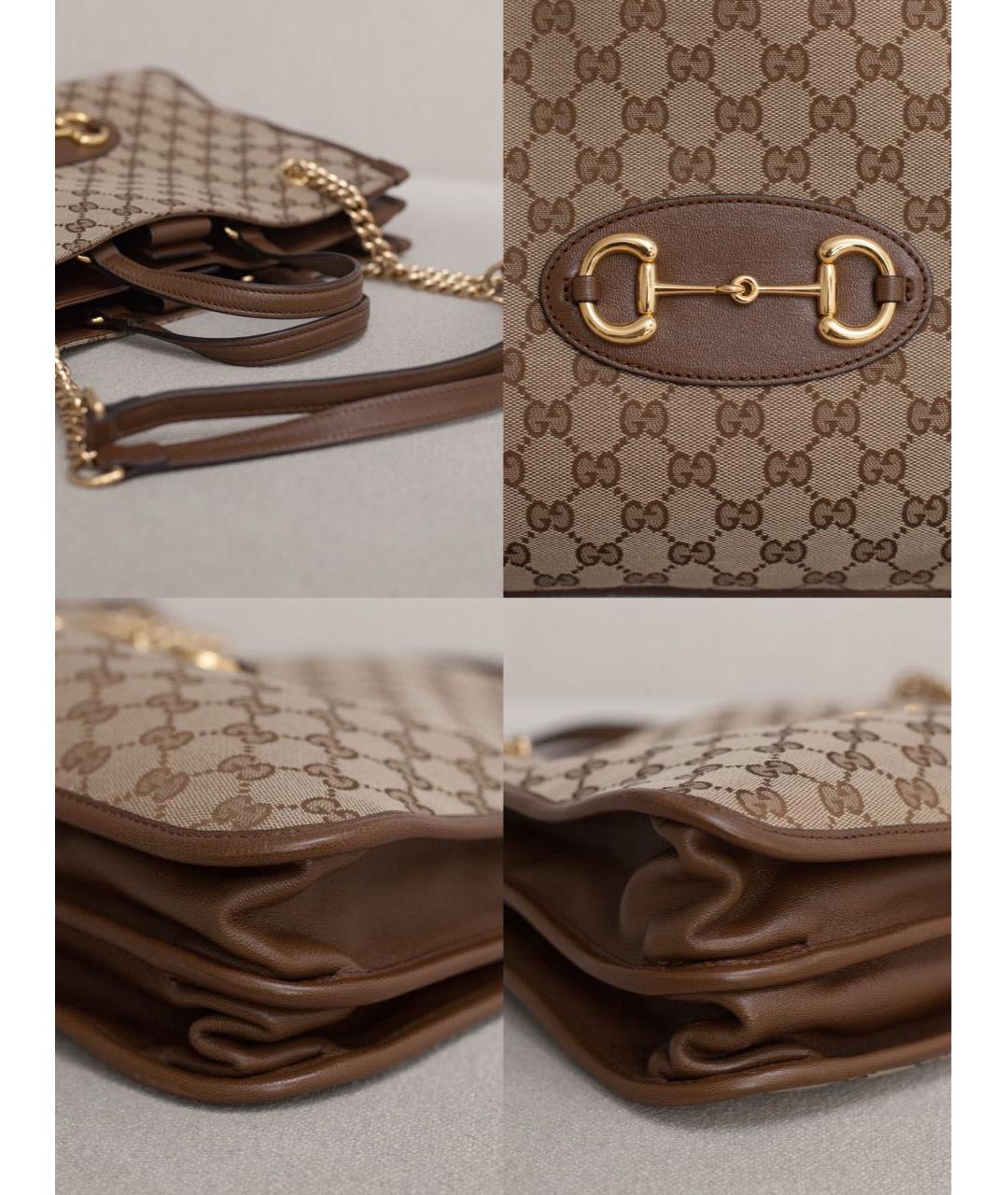 GUCCI Коричневая сумка тоут, фото 7