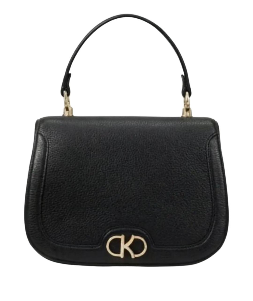 KATE SPADE Черная кожаная сумка с короткими ручками, фото 1