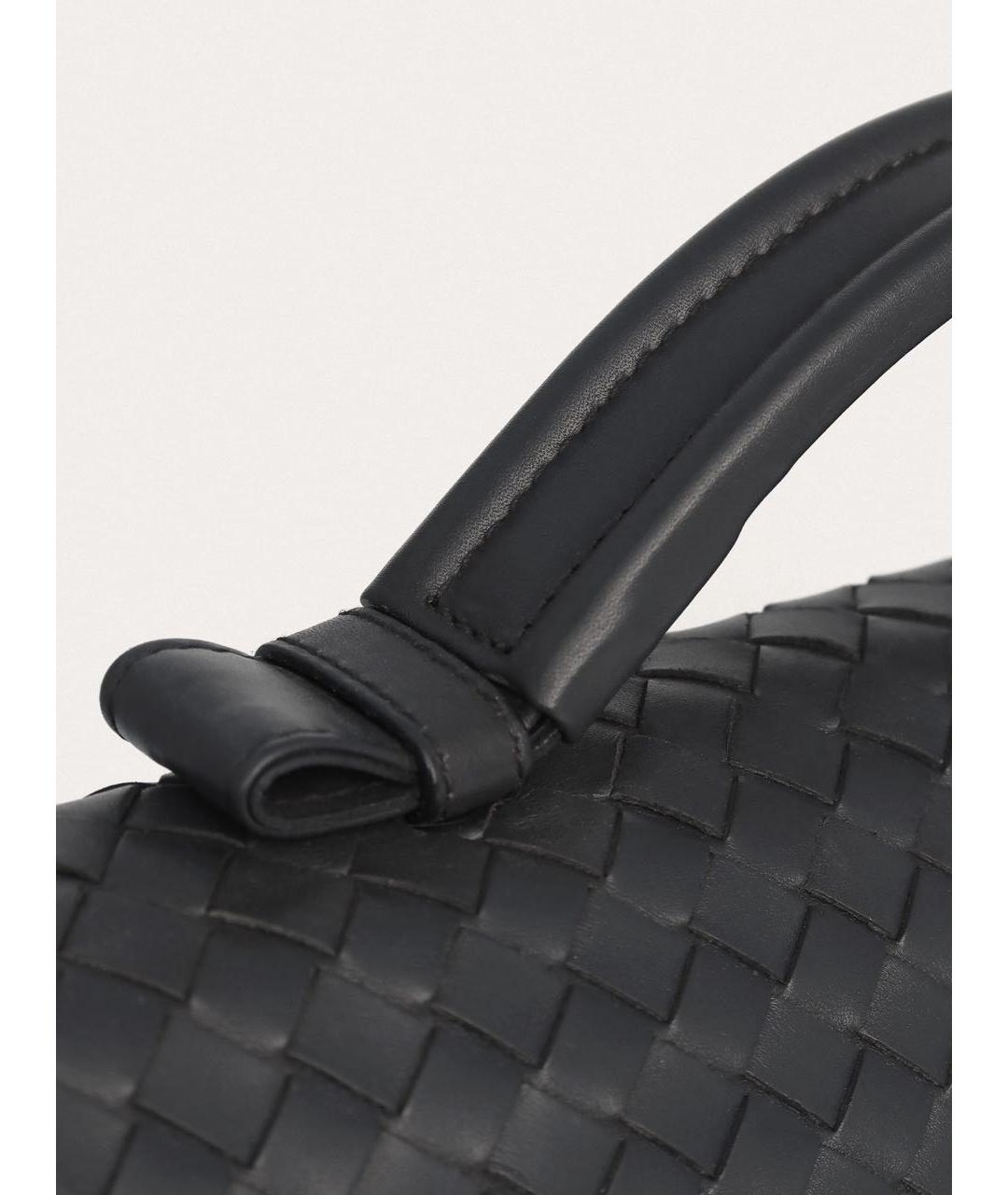 BOTTEGA VENETA Серый кожаный портфель, фото 7