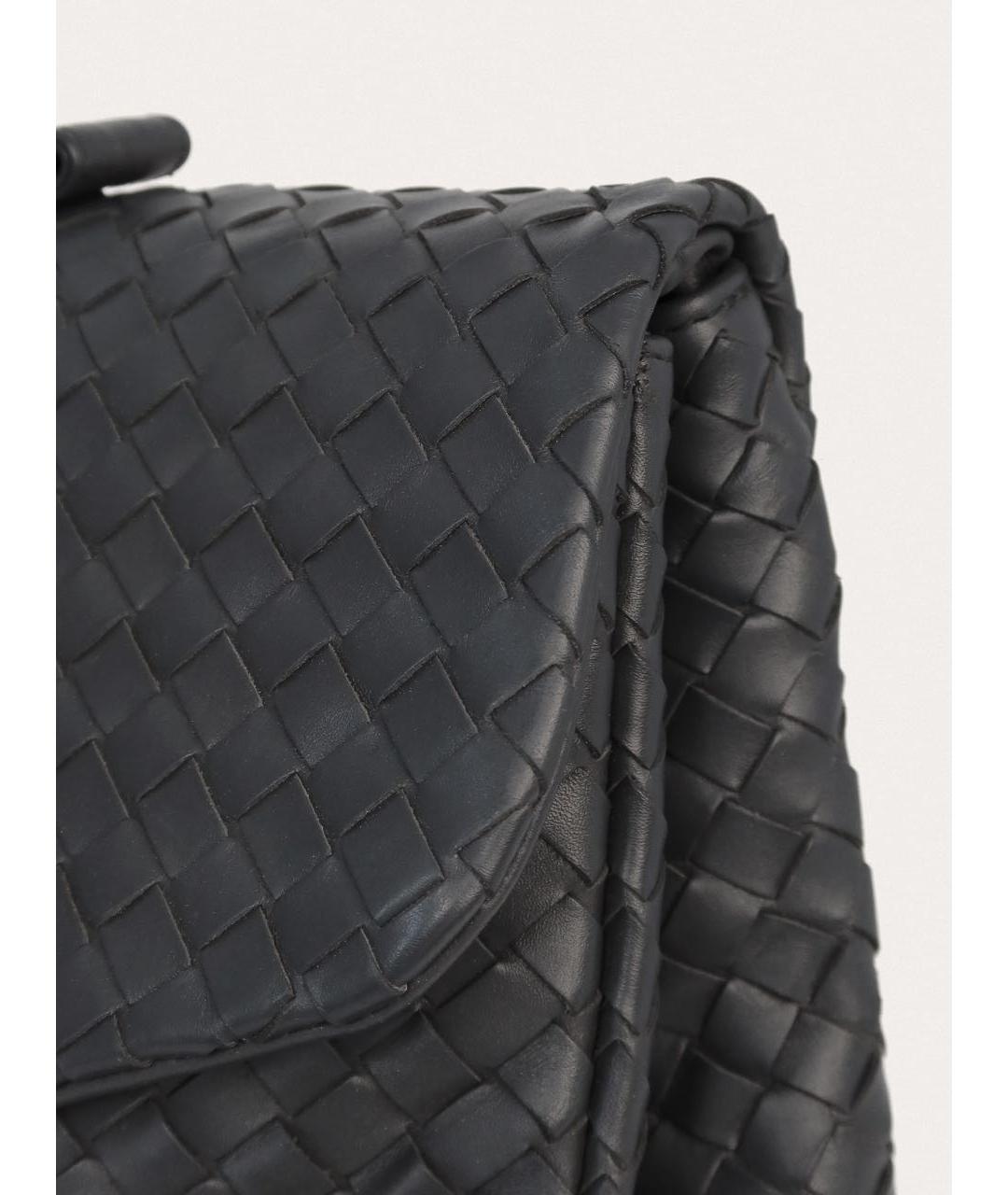 BOTTEGA VENETA Серый кожаный портфель, фото 8