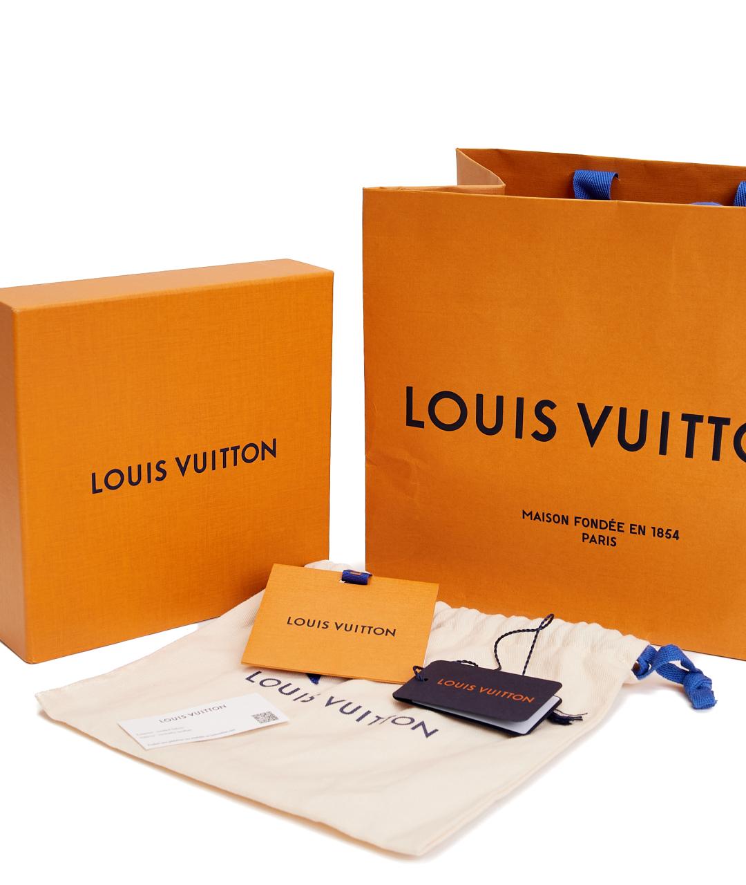 LOUIS VUITTON Черный кожаный ремень, фото 5