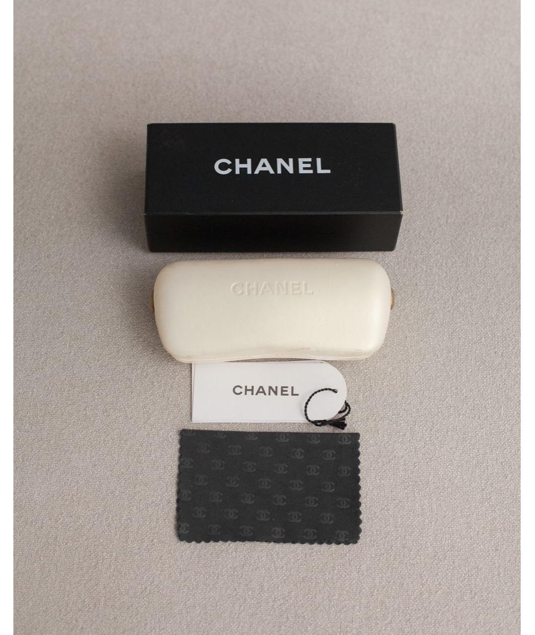 CHANEL Серые металлические солнцезащитные очки, фото 3