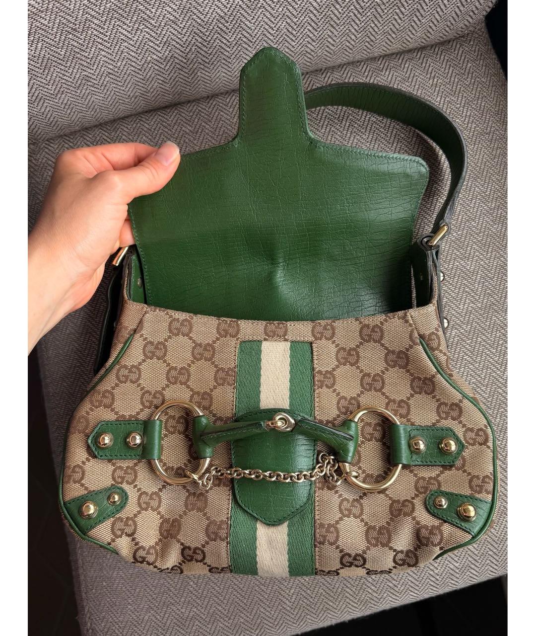 GUCCI Бежевая сумка с короткими ручками, фото 4