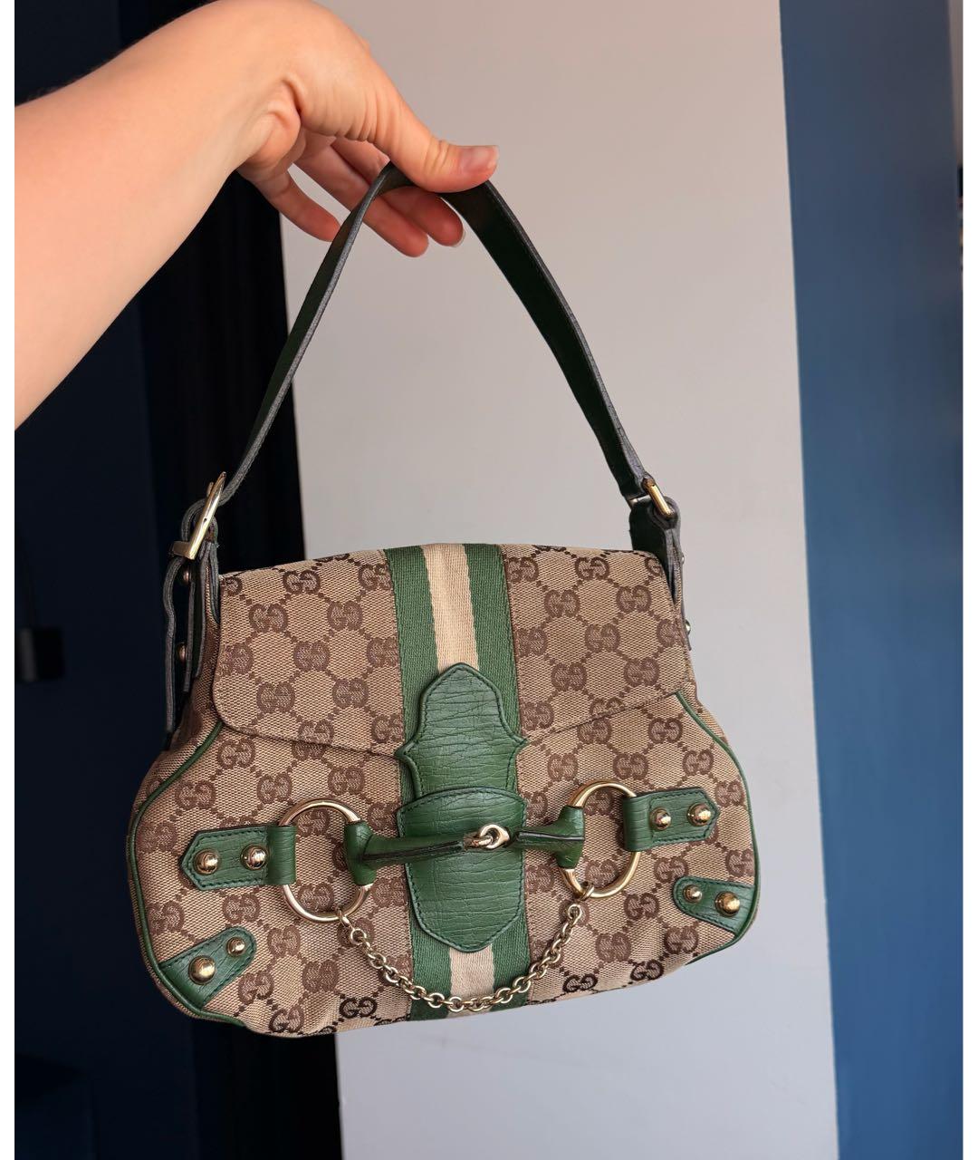 GUCCI Бежевая сумка с короткими ручками, фото 2