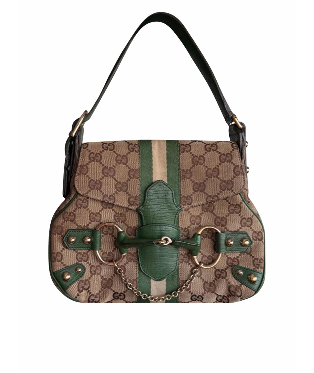 GUCCI Бежевая сумка с короткими ручками, фото 1