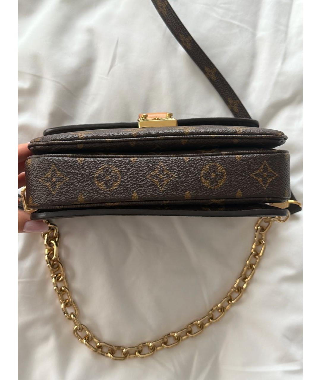 LOUIS VUITTON Коричневая сумка через плечо, фото 5