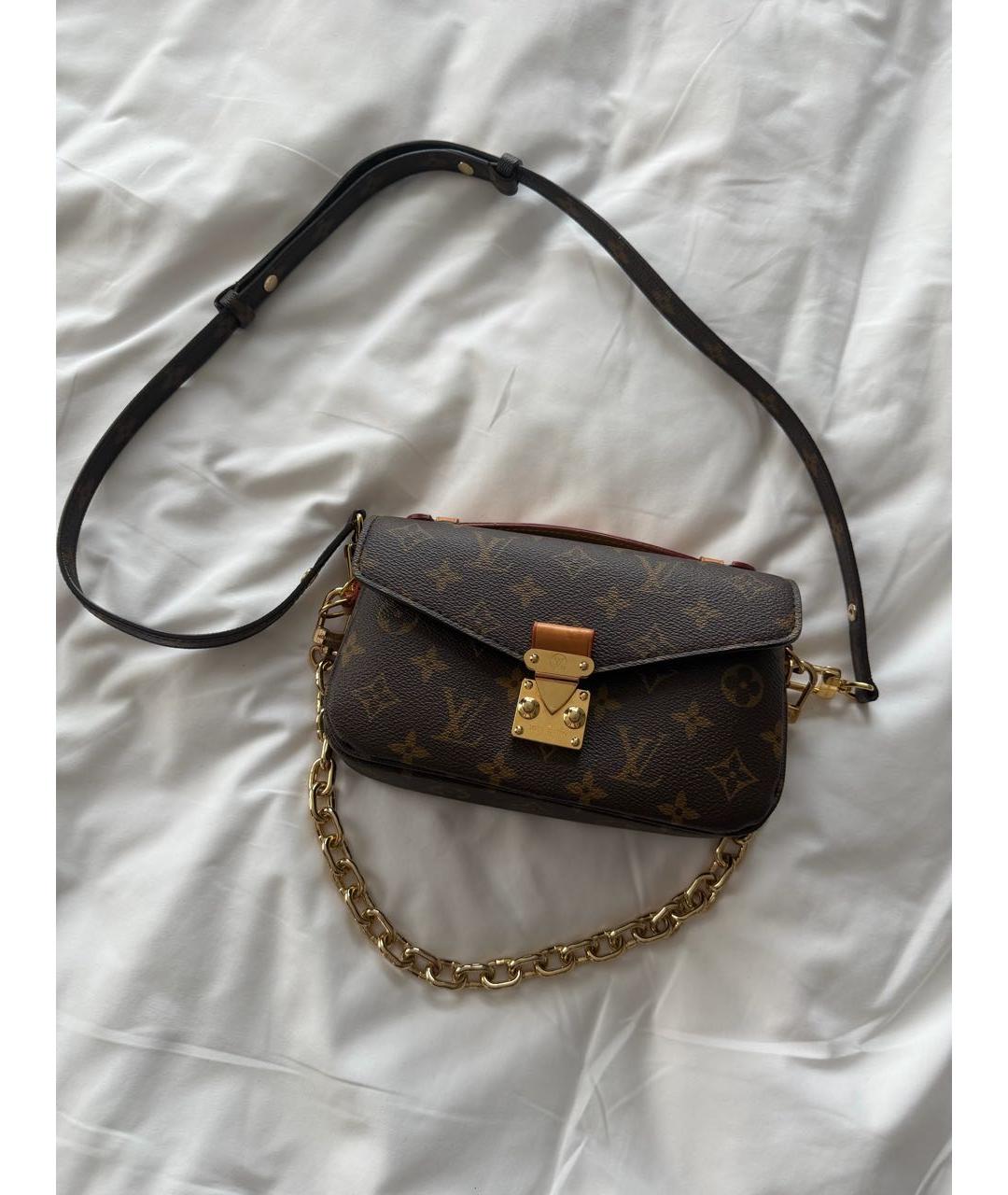 LOUIS VUITTON Коричневая сумка через плечо, фото 2