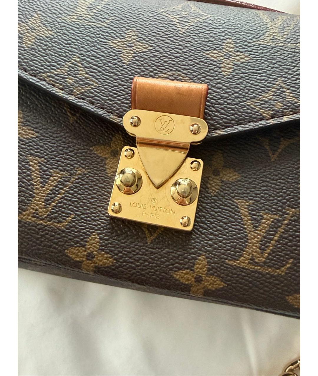 LOUIS VUITTON Коричневая сумка через плечо, фото 3