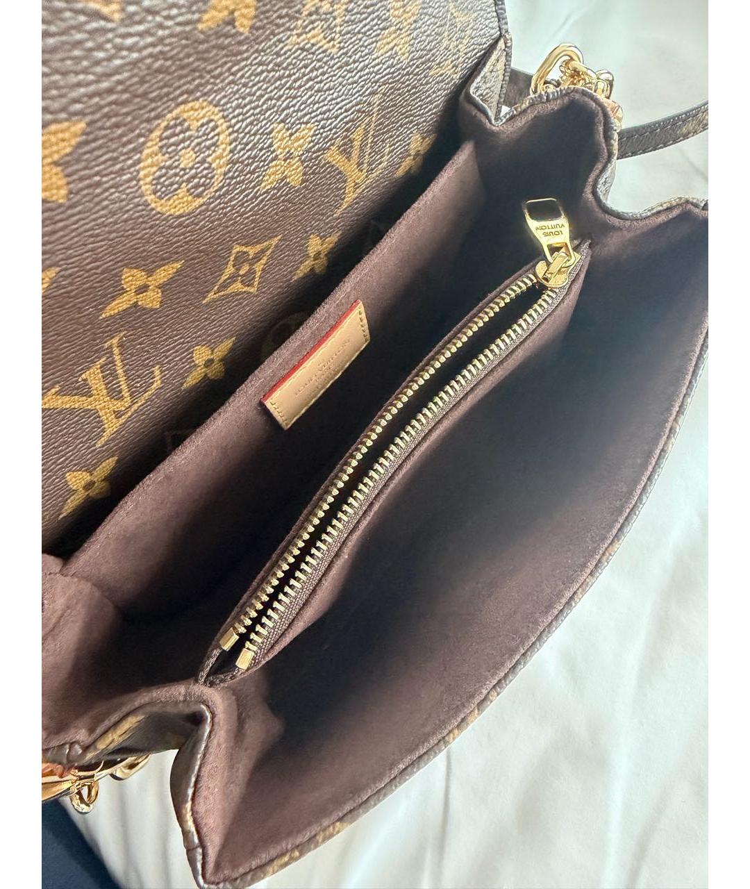 LOUIS VUITTON Коричневая сумка через плечо, фото 9