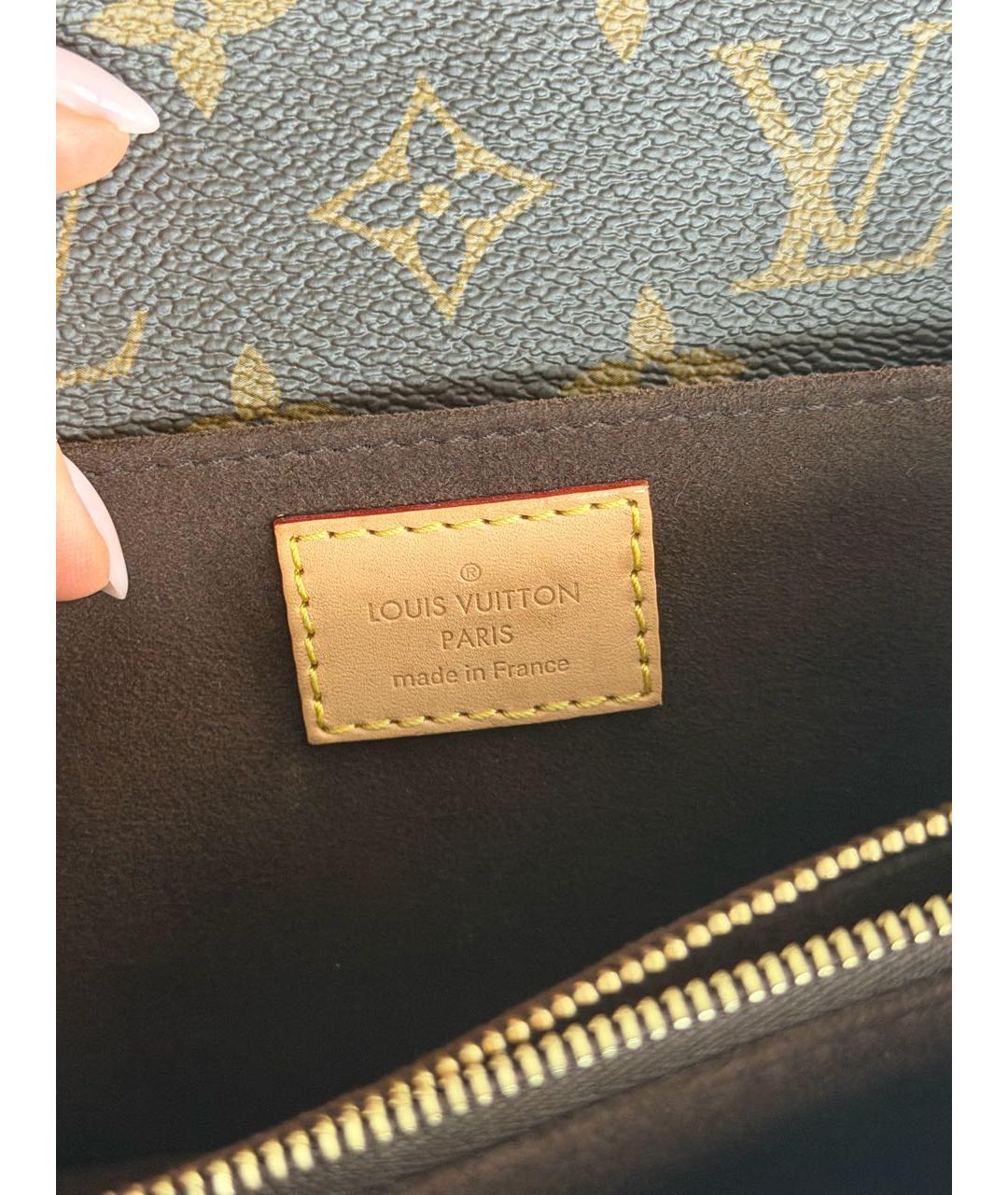 LOUIS VUITTON Коричневая сумка через плечо, фото 8