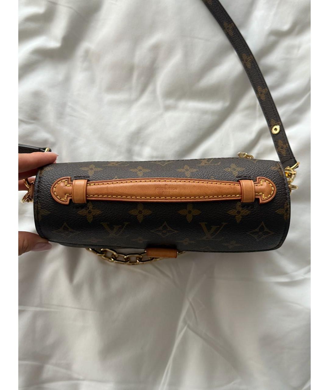 LOUIS VUITTON Коричневая сумка через плечо, фото 4