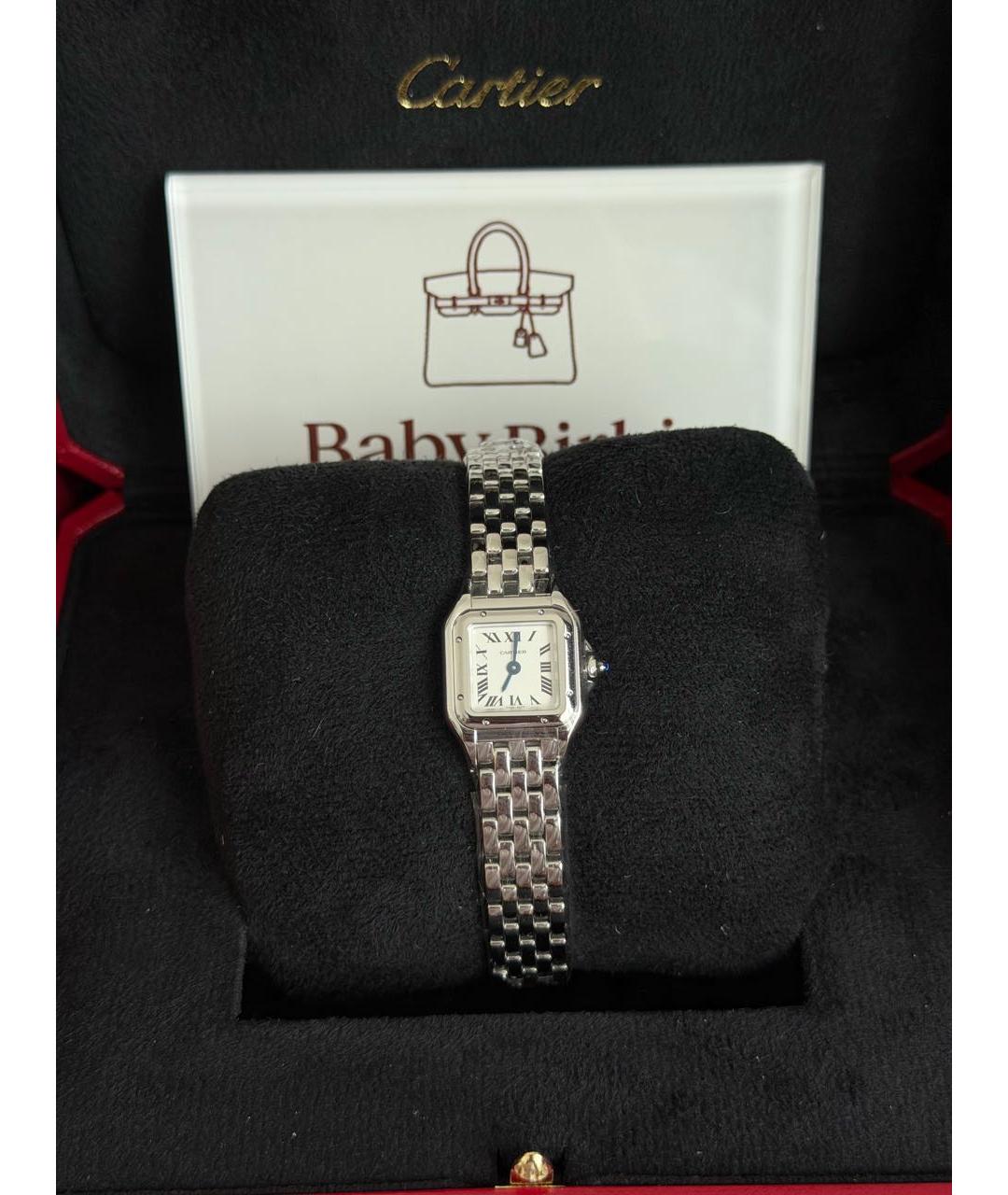 CARTIER Серебряные часы, фото 4