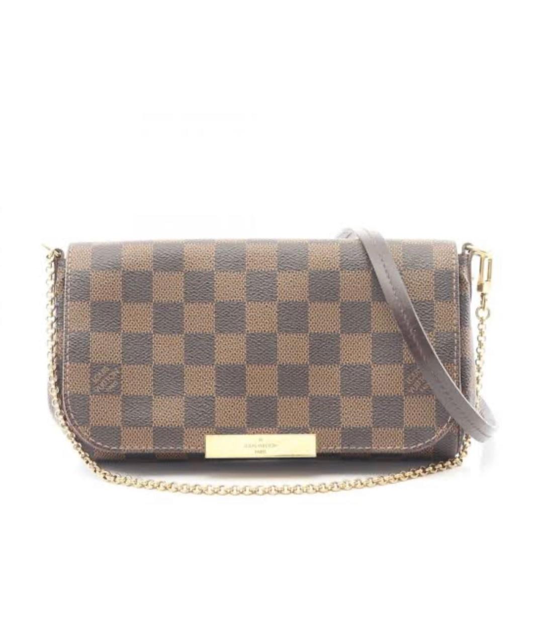 LOUIS VUITTON Коричневая сумка через плечо, фото 9