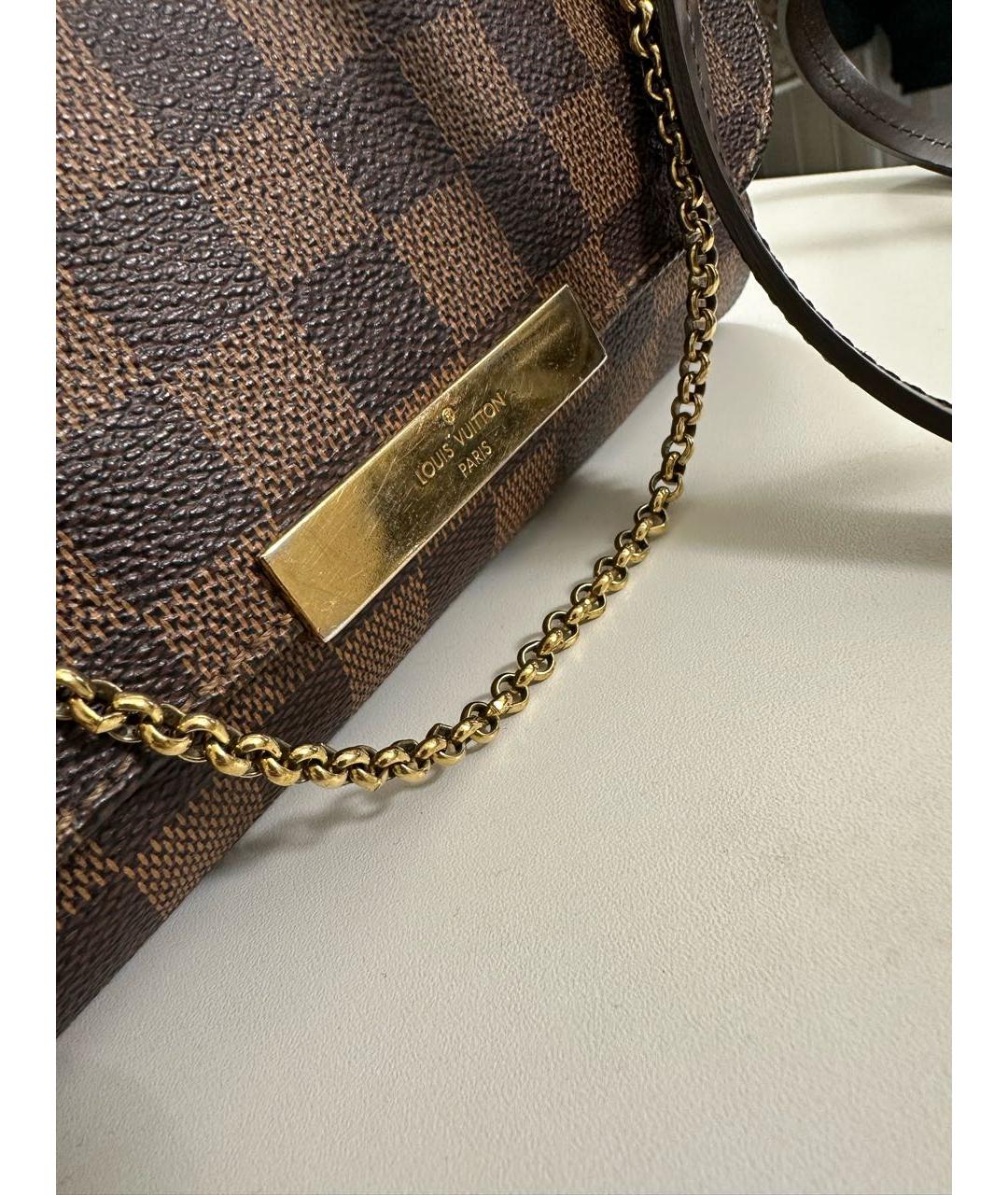 LOUIS VUITTON Коричневая сумка через плечо, фото 2