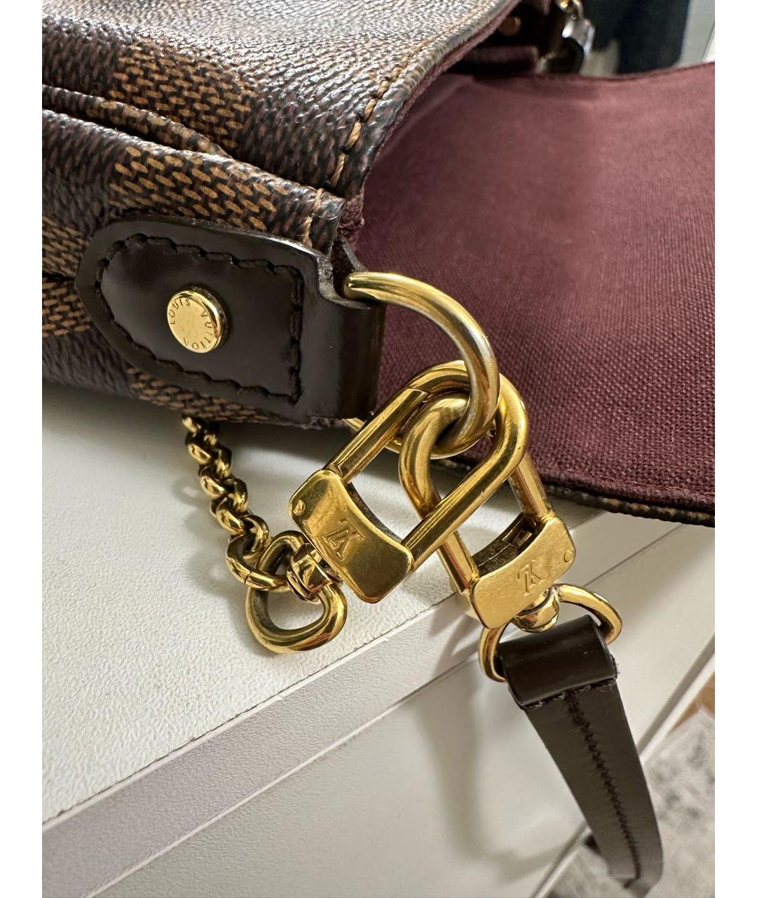 LOUIS VUITTON Коричневая сумка через плечо, фото 6