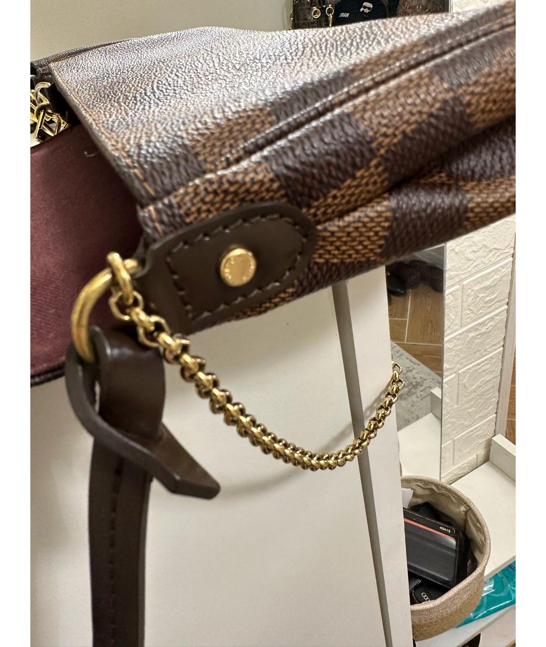 LOUIS VUITTON Коричневая сумка через плечо, фото 5